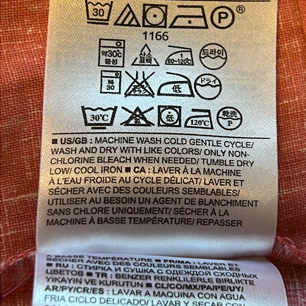 GAP Coral Linen Fit & Flare Sleeveless Dress - Picture 16 of 16